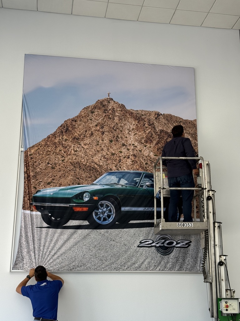 A wall becomes a destination